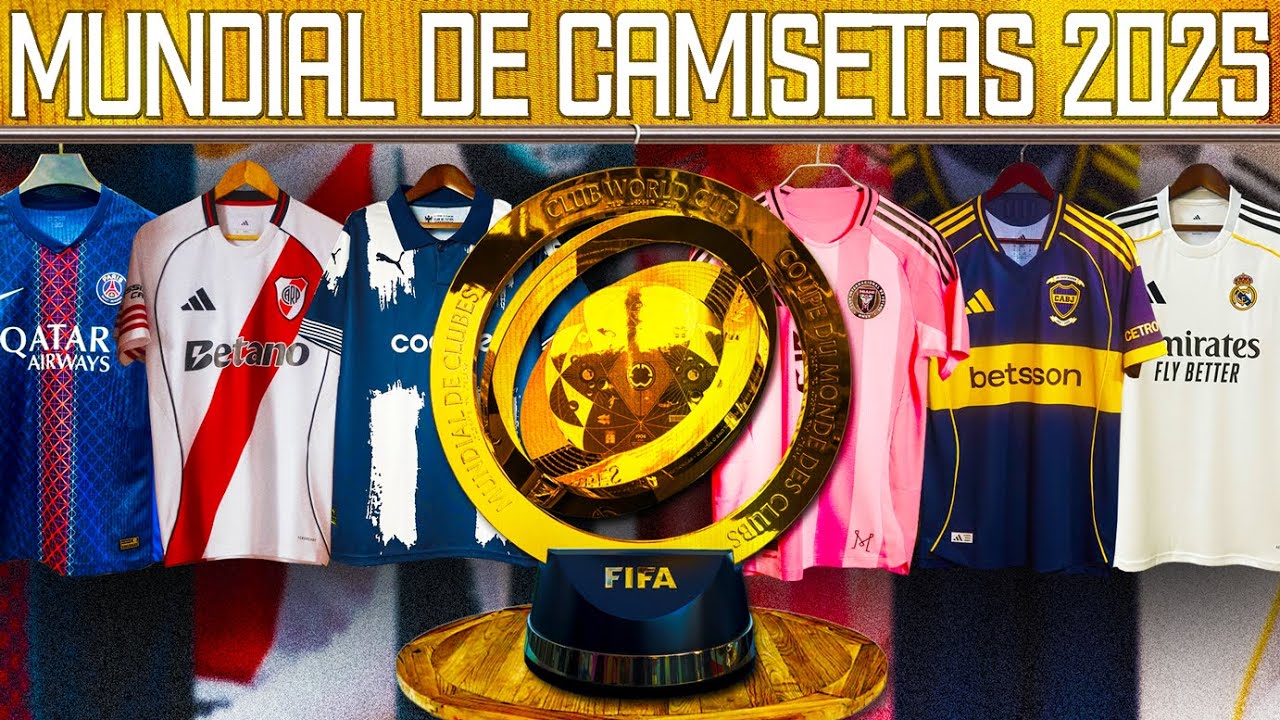 ¿Que CLUB GANARÍA el MUNDIAL si compiten sus CAMISETAS?