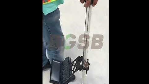 Floor profiling by BGSB using Dipstick 2272