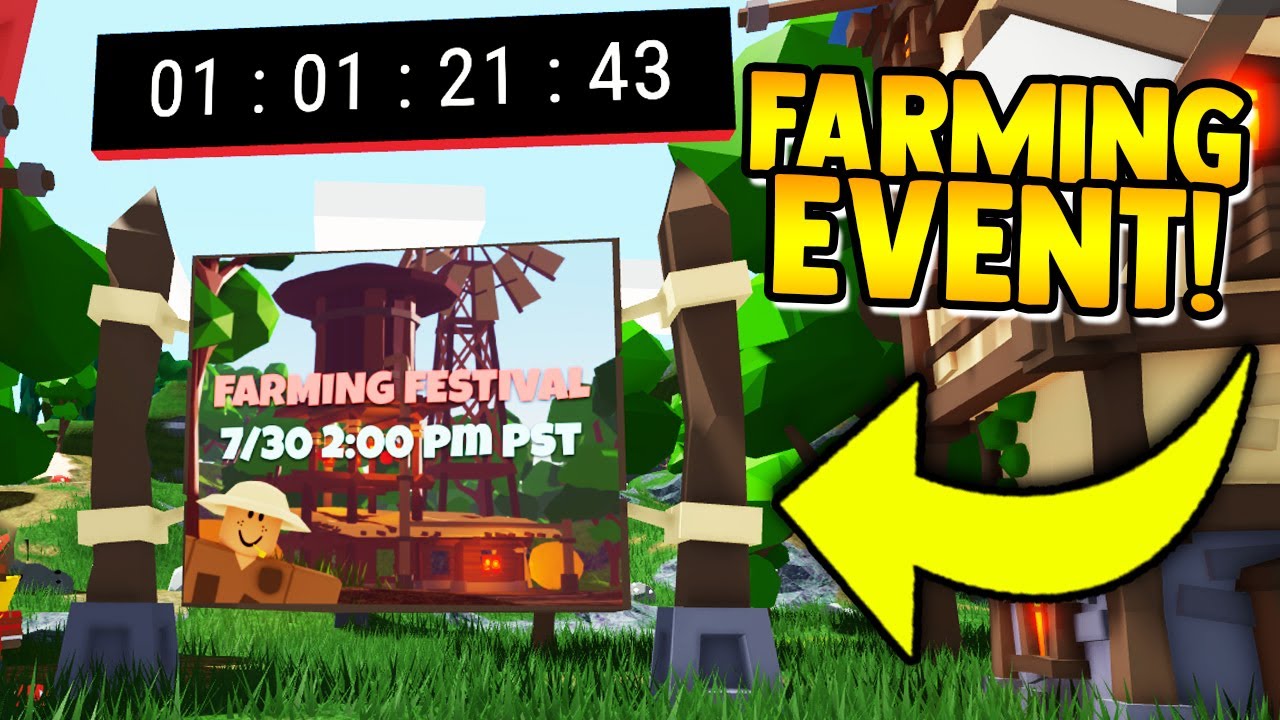 *NEW* FARMING UPDATE!! (live event) | Islands Roblox