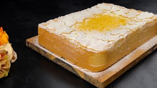 Famous secret Italian lemon cake that's driving the whole world crazy! That everyone can do it
