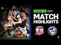 Roosters v Eels Match Highlights | Round 20, 2021 | Telstra Premiership | NRL