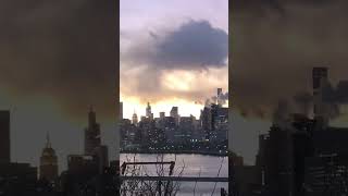 New York City Skyline Sunset - February 3, 2023