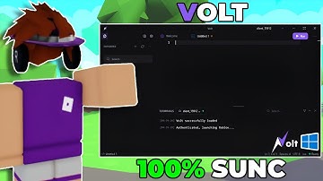 [NEW!] Roblox Script PC Executor: Volt | The Best Undetected 100% sUNC Executor Byfron Bypass 2025