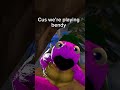 Cus we’re playing bendy (tags: #animalcompany #meme #funnyvideo #bendy #rabbit #brainrotkids