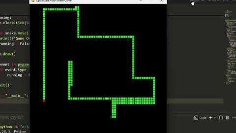 Auto snake game | python script handling game controls