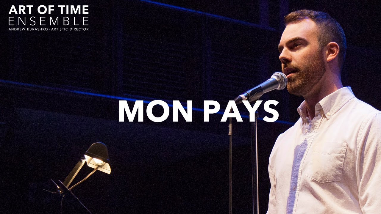 Mon Pays - Gilles Vigneault, performed by Mathieu Bellemare