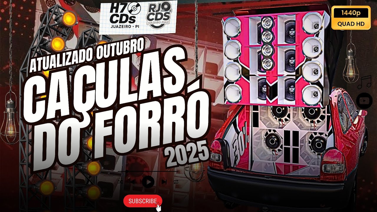 CAÇULAS DO FORRÓ - REPERTÓRIO OUTUBRO 2025 - PRA PAREDÃO ATUALIZADO  LAPADA DE FORRÓ AO VIVO 