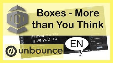 Boxes in UNBOUNCE - Tips, Tricks and Design Options