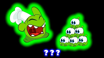 Om Nom "Swipe" Sound Variations in 32 Seconds