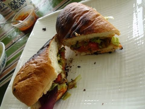 Grilled Veggie Sub Sandwich | Bhavna