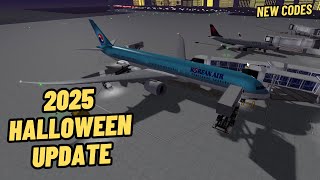 2025 Halloween Update in Cabin Crew Simulator | ROBLOX | AlyXV