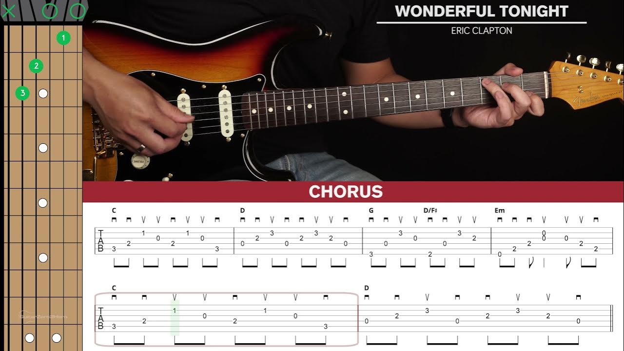 Wonderful Tonight Guitar Cover Eric Clapton 🎸|Tabs + Chords| Wonderful Tonight Guitar Cover Eric Clapton 🎸|Tabs + Chords|