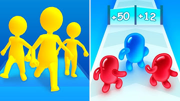 Join Clash 3D Vs Join Blob Clash 3D🟩🟩🟩All Levels Walkthrough Max Mobile Gameplay HT12