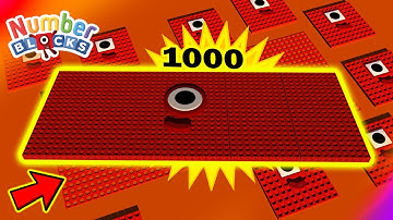 NUMBERBLOCKS PUZZLE Tetris Game 1000 Mathlink ASMR RAIN ONLY Numberblocks 100 fanmade