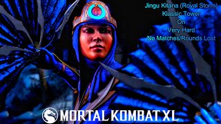 Mortal Kombat XL - Jingu Kitana (Royal Storm) Klassic Tower On Very Hard No Matches\/Rounds Lost