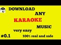 How to download any karaoke song in hindi.