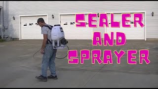 How To Seal A Concrete Driveway - New or Old (With Power Sprayer)