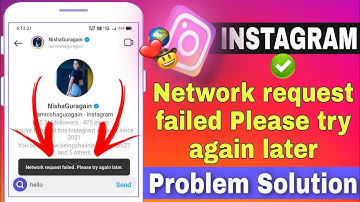instagram network request failed please try again later | instagram message not send problem