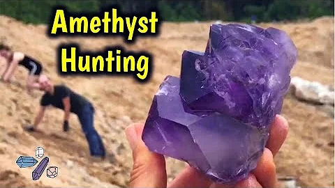 Finding Large Amethyst Crystals Digging Jackson’s Crossroads | Public Mine | JXR