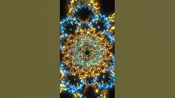 Trippy self love short video 3d mandala vj loop #trippy #short #3danimation #blender #psychedelicart