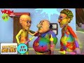 Motu Patlu Bermain Holi - Motu Patlu dalam Bahasa - Animasi 3D Kartun