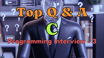 💡 Part - 3 : Top C Programming Interview Questions and Answers | C | Freshers | Experienced 💻