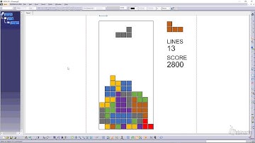 Play Tetris in CATIA V5 drawing (VBA)