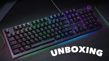 Razer Huntsman Elite Gaming Keyboard Unboxing - ASMR