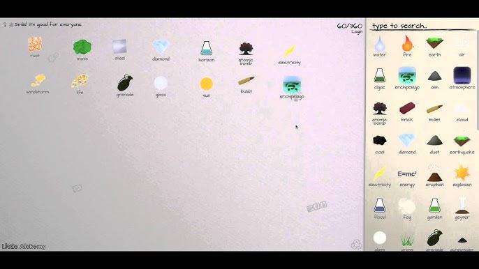 Little Alchemy Cheats - Walkthrough 360 Elements Part 3 
