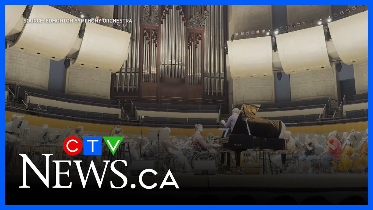 Paralyzed pianist returns to the stage