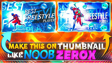 @ZeroxFF How To Make Thumbnail Like 💜 Xerox FF In Ps Touch|Zerox FF Jaise Thumbnail Kaise Banaye