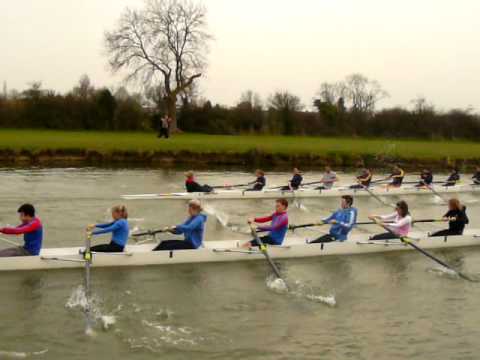 Darwin College, Cambridge vs. Wolfson College, Oxford. Rowing Boat Race 2011. part 1