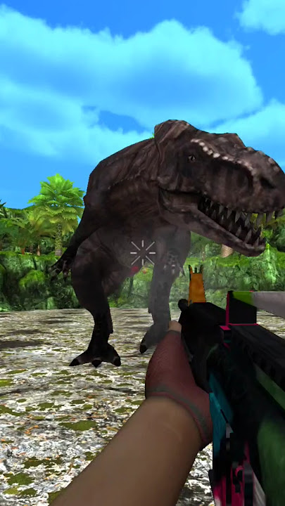 Real Dinosaur gaming short #animal #gaming #foryou #games #dinosaur #shorts #short #youtubeshorts