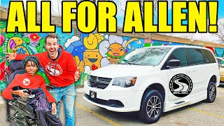 I BOUGHT MODIFIED A CUSTOM MOBILITY MINIVAN GAVE IT AWAY TO A 13-YEAR-OLD WHO REALLY NEEDED IT