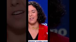 Manon Aubry dit les termes face à Jordan Bardella #européennes2024 #politique