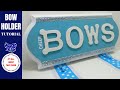How to make a cheer bow holder | Cheer Bow Holder