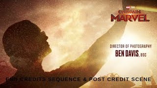 CAPTAIN MARVEL (2019) | End Credits \& Post Credit Scene - Full HD