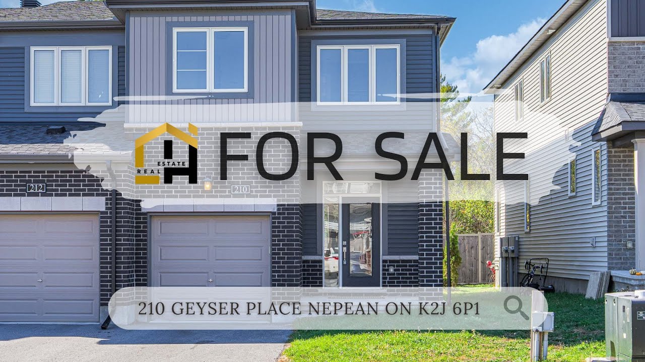 SOLD｜210 GEYSER PLACE NEPEAN ON K2J 6P1