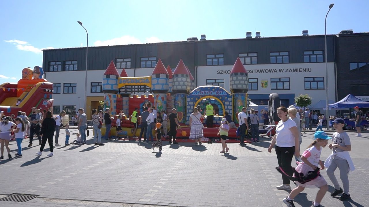 „Bezpieczne wakacje” – Piknik Rodzinny przy Sp Zamienie.