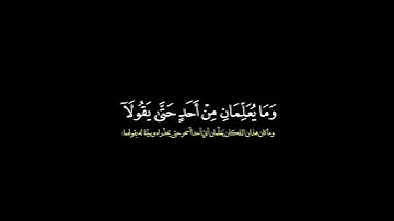 واتبعوا ما تتلوا الشياطين على ملك سليمان/ القارئ محمد هشام #قرآن
