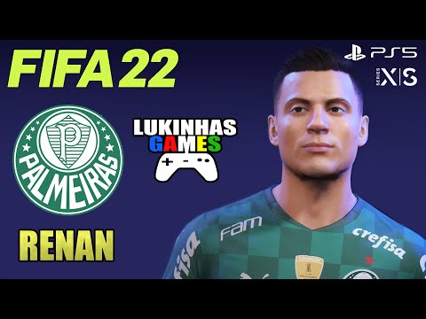FIFA 22 | RENAN | PALMEIRAS | LOOK ALIKE | HOW TO MAKE | VIRTUA PRO | PRO CLUBS | TUTORIAL | STATS