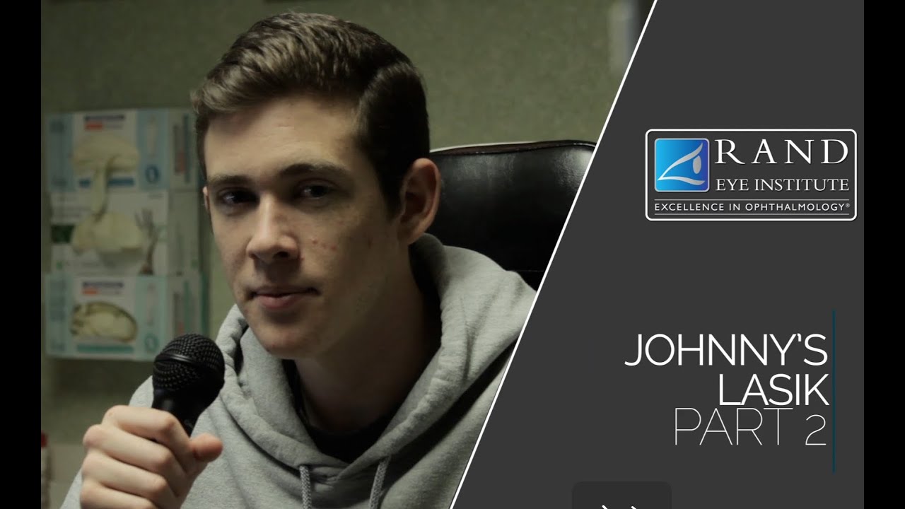 Johnny's No-Flap LASIK Surgery (Part 2) - 1 Day Post-Op