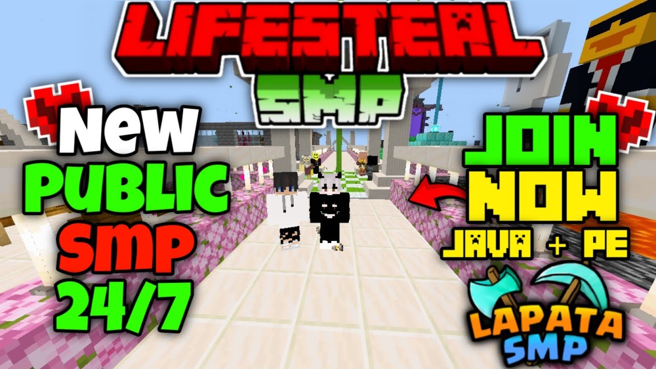 🎉 Join Best Lifesteal Public Smp Server For Minecraft 📌 | Java + PE ...