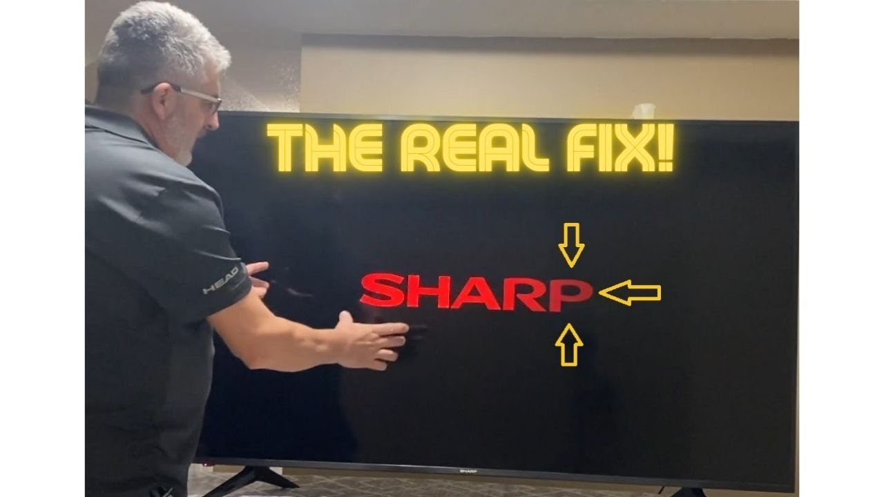 THE REAL FIX for Sharp LC65N7004U 65" UHD LED TV That Turns Off After
