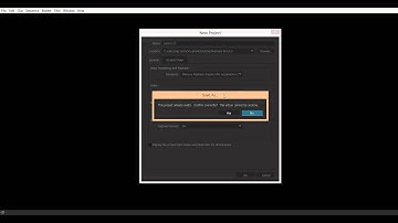 1- Basic of Premiere Pro cc 2015 - Open New Project & Configure