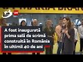A fost inaugurată prima sală de scrimă construită în România în ultimii 40 de ani