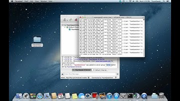 TeamSpeak 3 Mac OS X server configuration.