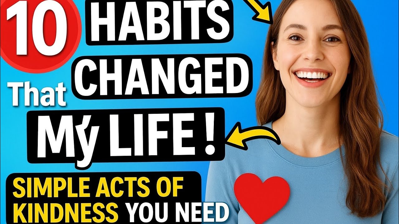10 Simple Kindness Habits That Transformed My Life Forever! - YouTube