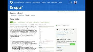 How  to remove active configurations using easy install module ? - drupal 8