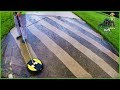 Pressure Washing The Neighbor's Dirty Driveway - Satisfying!